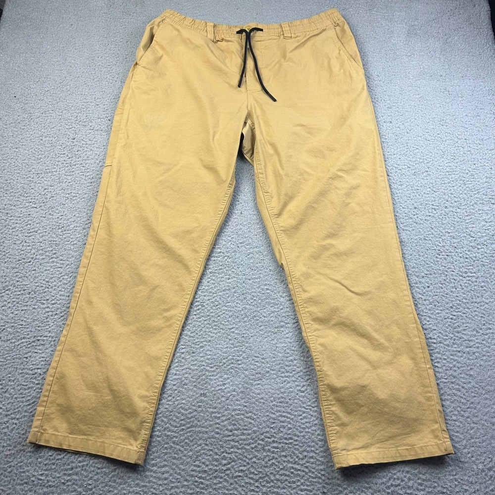 Stance Mens Khaki Compound FreshTek Moisture Control Climbing Skate Pants XL